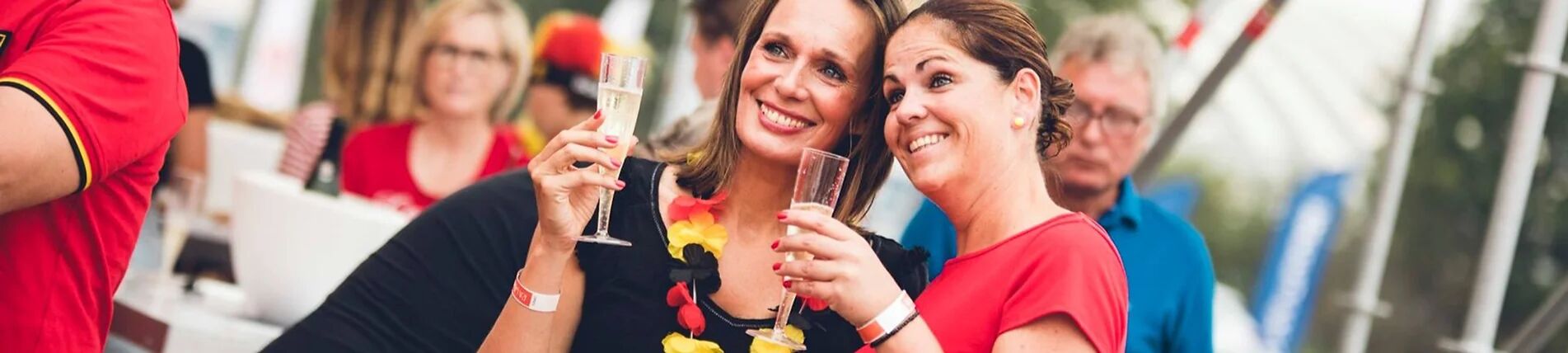 EK Voetbal fandorp: België - Roemenië