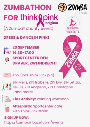 Zumbathon voor Think Pink