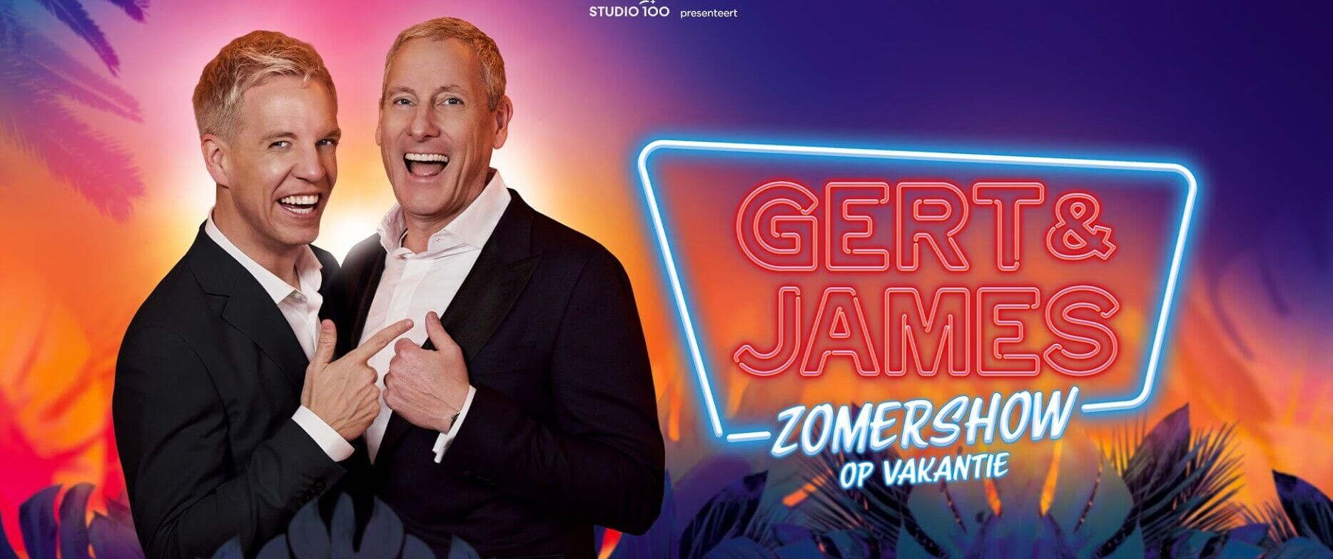 WIN! tot 4 tickets voor de nieuwe Zomershow van Gert en James!