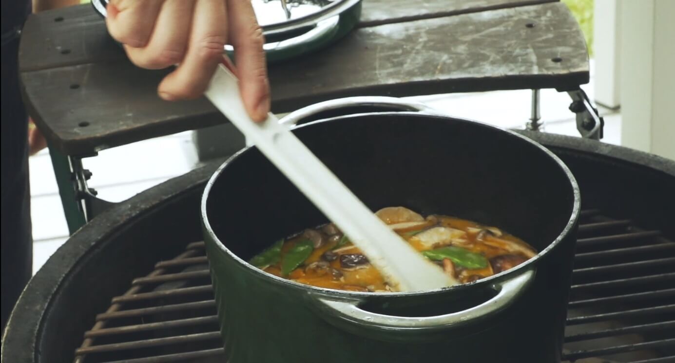 BBQ Tip 2 : Aziatische kippensoep met kokosmelk