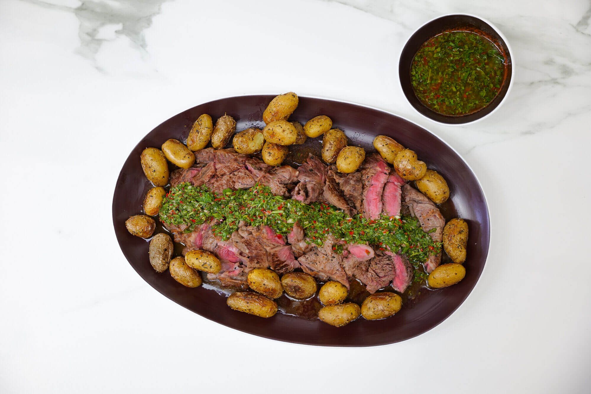 Koken met Bart - Entrecote met chimichurri saus en ovenkrieltjes
