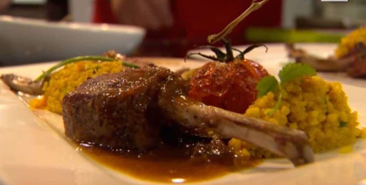 Lamskoteletjes met bulgur